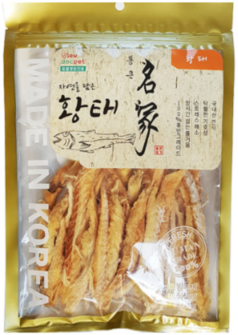 네츄럴 EX 통큰명가 수제간식 황태 70g, 01.통큰명가 황태70g, 1개