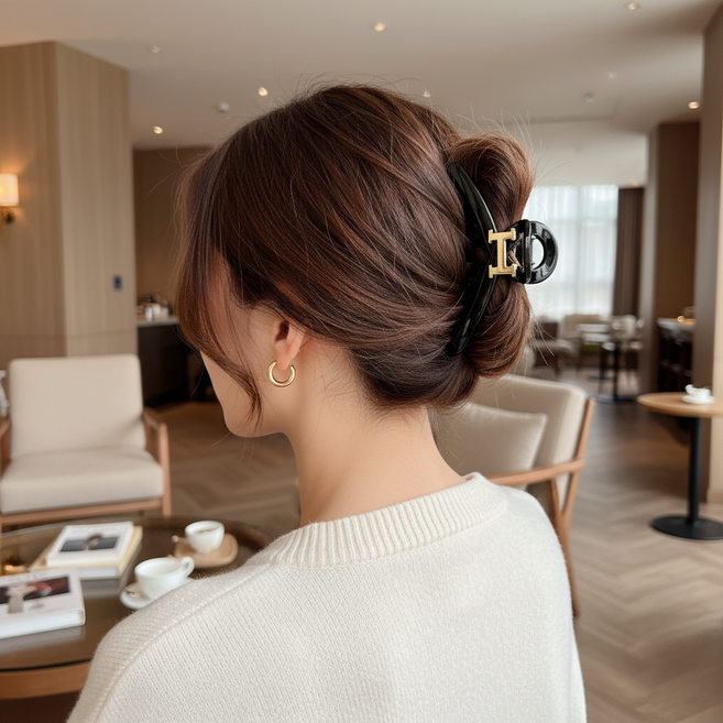 다잇대 럭셔리 고급포인트 헤어핀 집게핀