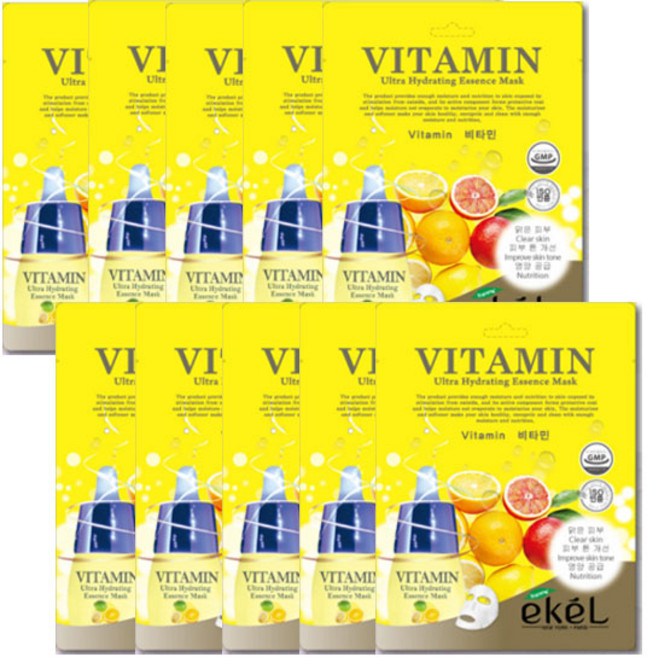 이켈 비타민 마스크팩 100매 / 고보습 대용량 [1일 1팩], 100개, 1개입