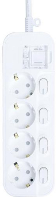 동양전자 멀티코드(개별차단스위치) 4구 5M, 1개