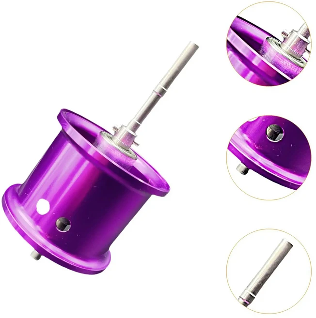 VISPREA 8KG YU236 릴 베이트릴 베이트 피네스 릴 낚시 릴 경량 최대 드래그 얕은 홈 스풀 알루미늄 합금 스풀 바다, 01 Universal Use Spool