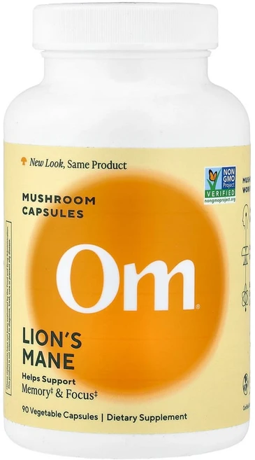 옴머쉬룸 노루궁뎅이버섯 슈퍼 푸드 2000mg 베지 캡슐 90정(캡슐 1정당 667mg), 90, 1개, 90정 - 쿠팡