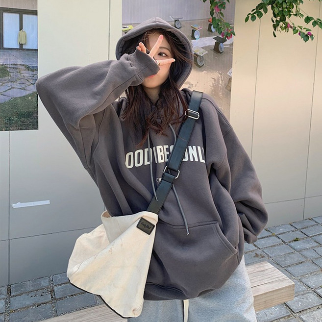 타니즈 넛츠 겨울 후드티 기모안감 포켓 여성 후드 티셔츠 - 3 Color