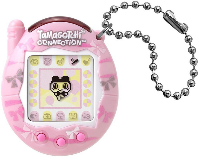 [반다이] 다양한 다마고치 커넥션 (Tamagotchi Connection) 친구들과 육지 세계에서 시작하는 나만의 다마고치 육성 스토리!, 앙증맞은 리본