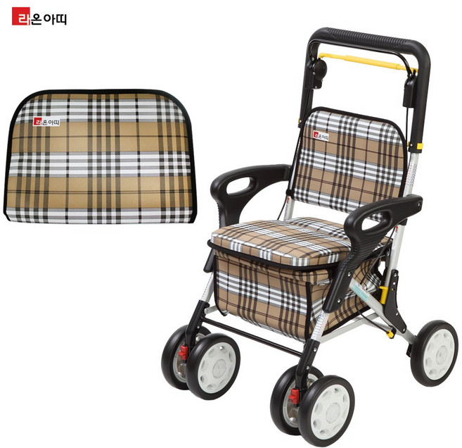 KCS-303 어르신 할머니 유모차 실버카 등받이 노인용보행기 KCS-305 호환 가능, 1개