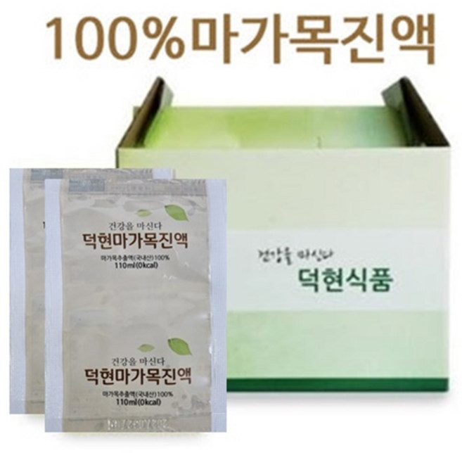 자연산100% 마가목즙(열매 껍질 가지) 덕현식품, 50개, 110ml