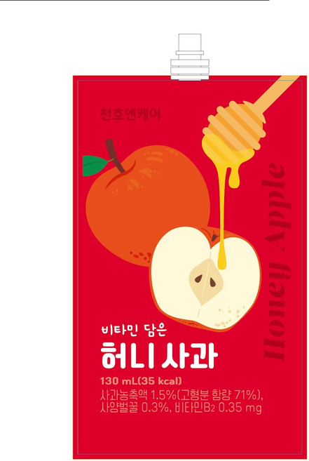 천호엔케어 비타민 담은 허니 사과, 30개, 130ml