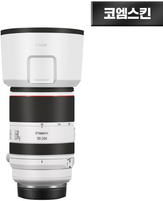 [코엠스킨] 캐논 RF 70-200mm F2.8 L IS USM 렌즈 스크래치 보호 필름, 무광 화이트 #F2.8, 1개, RF 70-200 F2.8 무광 화이트 [마운트링X]
