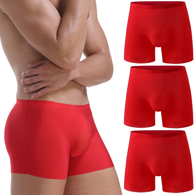 스포코지 남자 팬티 사각 남성 속옷 심리스 쿨냉감 에어 누디 드로즈 3종 5종