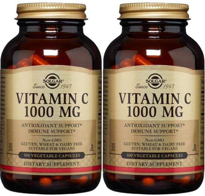 솔가 비타민 C 1000mg 베지터블 캡슐, 100정, 2개