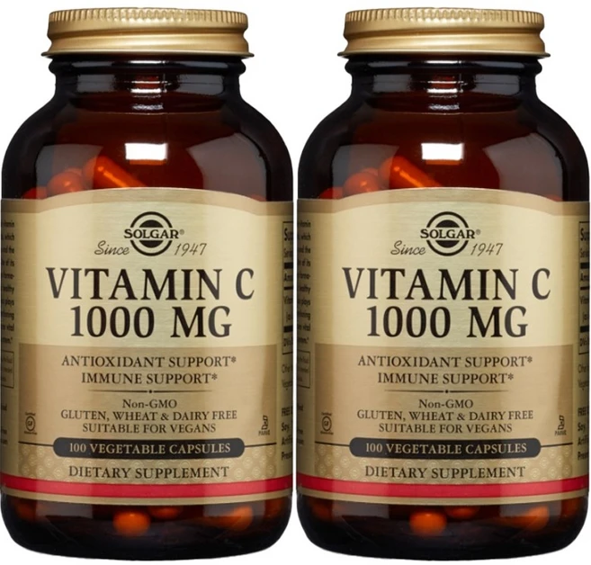 솔가 비타민 C 1000mg 베지터블 캡슐, 100정, 2개 - 쿠팡