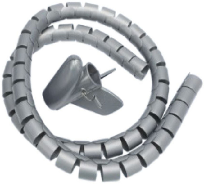 원모어 전선 몰딩 스네이크 32mm 3m 컴퓨터정리 전선보호, 그레이(몰딩)