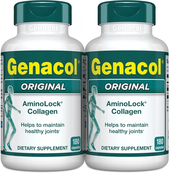 제나콜 오리지널 콜라겐 180정 2팩 Genacol Collagen Pills for Joint Health Enhanced Absorption Joint, 2개 - 쿠팡
