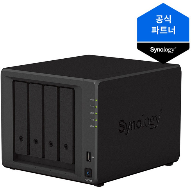 시놀로지 나스 DS925+ (4베이) 기업용 NAS구축 서버 케이스 (하드미포함)