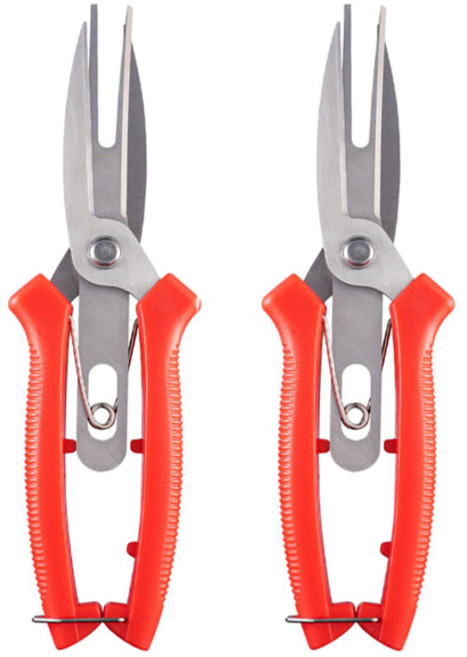 적과 가위 과일 알솎기 가위 2개입, 1세트