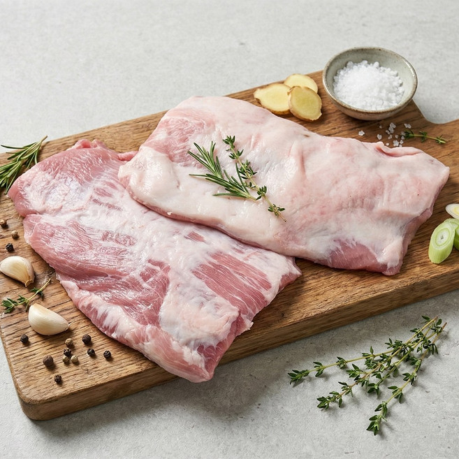 [당일출고] 잡내없는 프리미엄 통 항정살 수육 보쌈 미정선 원육, 1개, 1kg