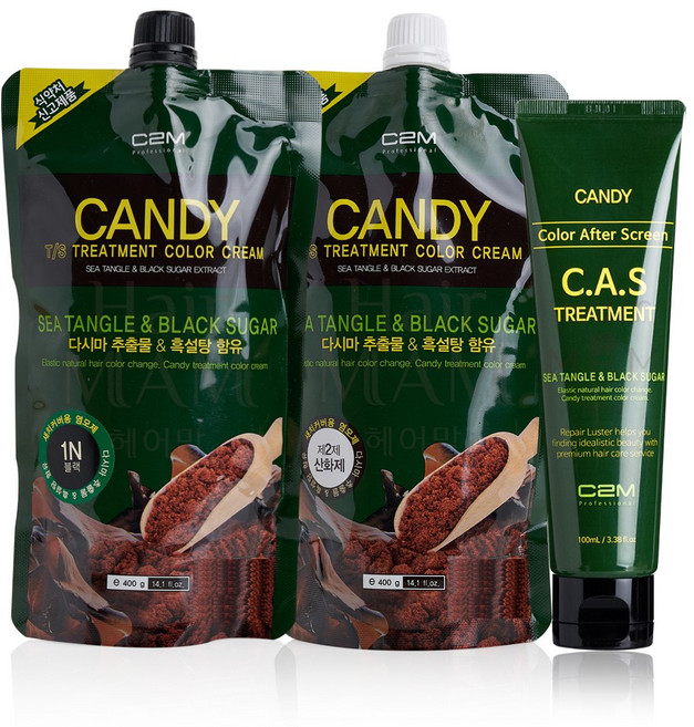 티에스 캔디 염색 트리트먼트 칼라 크림 400g, 8NS(밝은황갈색), 1개