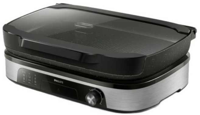 필립스 멀티 전기그릴 5000 시리즈 HD6212/90 블랙&실버, HD6212/90단일