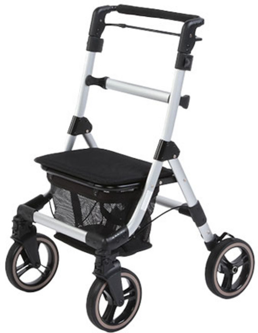 국산 어르신보행기 이차 E:CHA 노인보행보조기 성인용 접이식 고급 실외용 할머니 알루미늄 경량 어른유모차 노인 장기 요양등급 복지용구, 실버, 노인장기요양등급 구매(본인부담금 6%), 1개