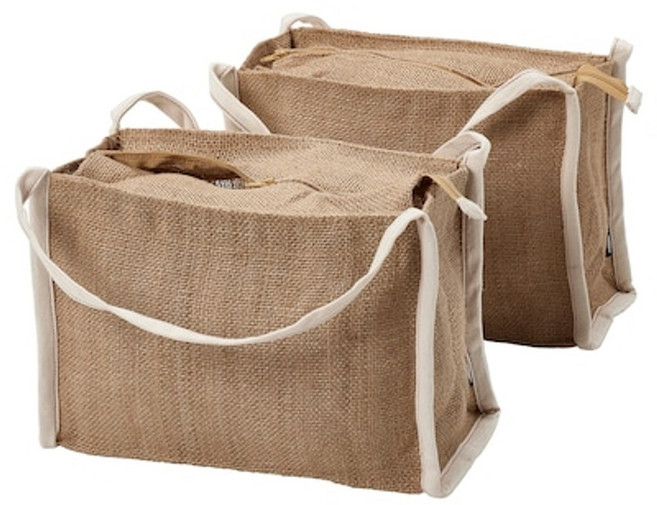 이케아 구황작물 가방 고구마 감자 황마 굴리스모트 2개 9.0L, 1개