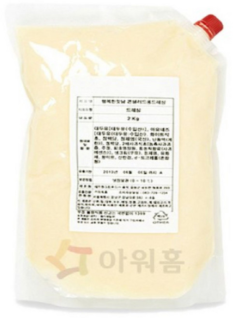 아워홈 행복한맛남 콘샐러드용드레싱, 1개, 2kg