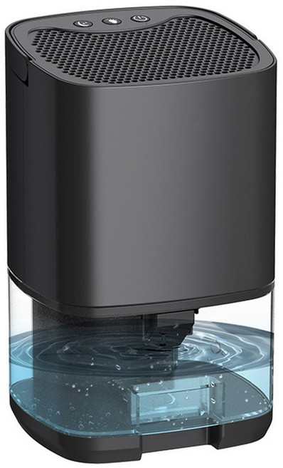 미니 제습기 탈취제가 휴대용 가정용 공기 US 포함된 건조기용 2000ml 사무실 침실 플러그 조용한 흡수기 수분 EU, black, 미국 플러그