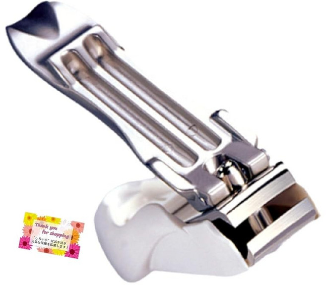 손에도 발에도 다용도로 사용할 수 있는 기본 아이템입니다 캐처 손톱깎이 4.2×15×2.3cm 49g 잘린 손톱이 튀는 것을 방지