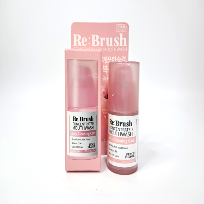 NEW 리브러쉬 과즙 농축가글액 20ml 복숭아, 1개