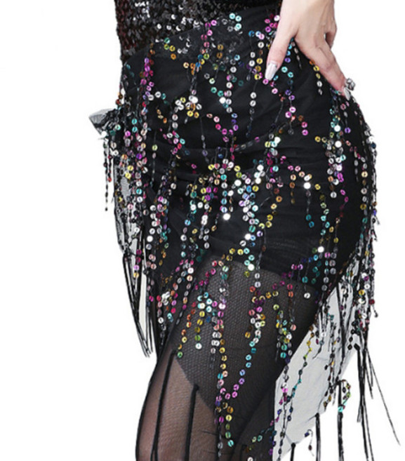 스팽 힙스카프 라인댄스 밸리 벨리 줌바 에어로빅 공연 무대 연습, 멀티