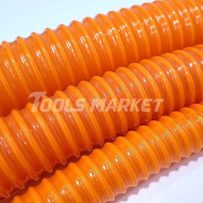 주황나선호스 M단위 절단 배수호스 펌프 송수관 호스, 50mm, 1개