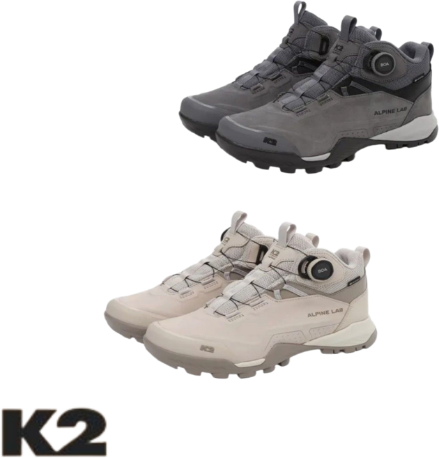 K2 남녀공용 다이얼등산화 보아 트레킹화 사계절 고어텍스
