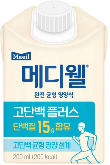 매일유업 메디웰 고단백플러스, 200ml, 4개