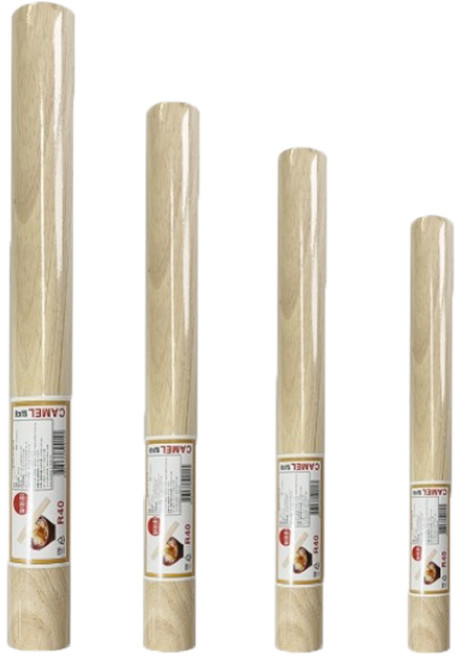 KR리빙 통원목 주방 조리용 밀대(두께4cm), 2개