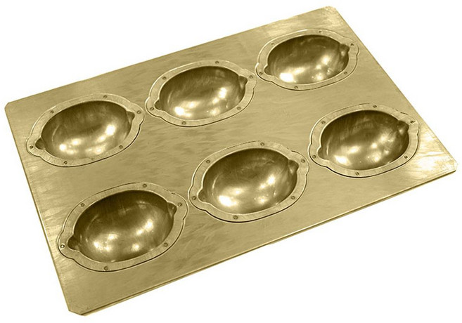 치요다 레몬틀 빵틀 미니파운드 몰드 레몬 마들렌틀, 1개