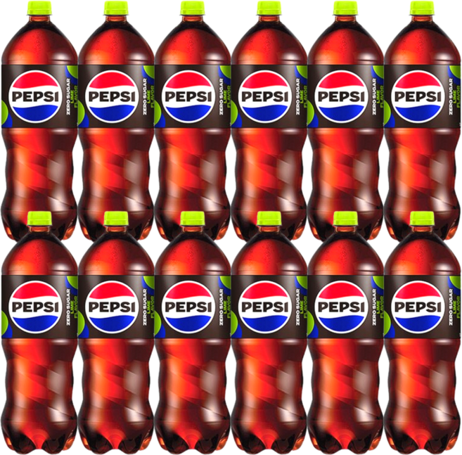 펩시콜라 제로슈거 라임향 페트(PET) 1.5L x 12개