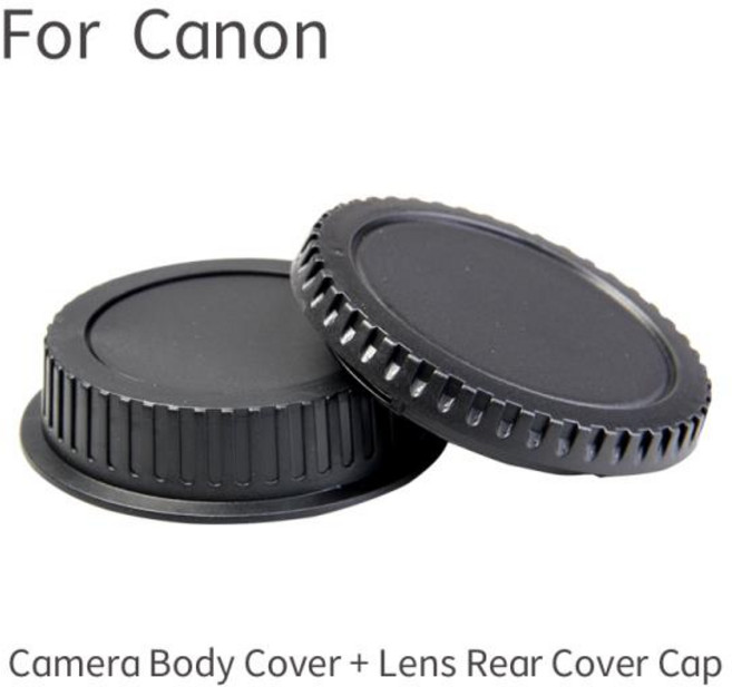 후면 렌즈 캡 커버 및 카메라 바디 캡 캐논 EOS 5D 6D 7D 100D 550D 용/600D/650D/700D, canon, 01 캐논, 1개
