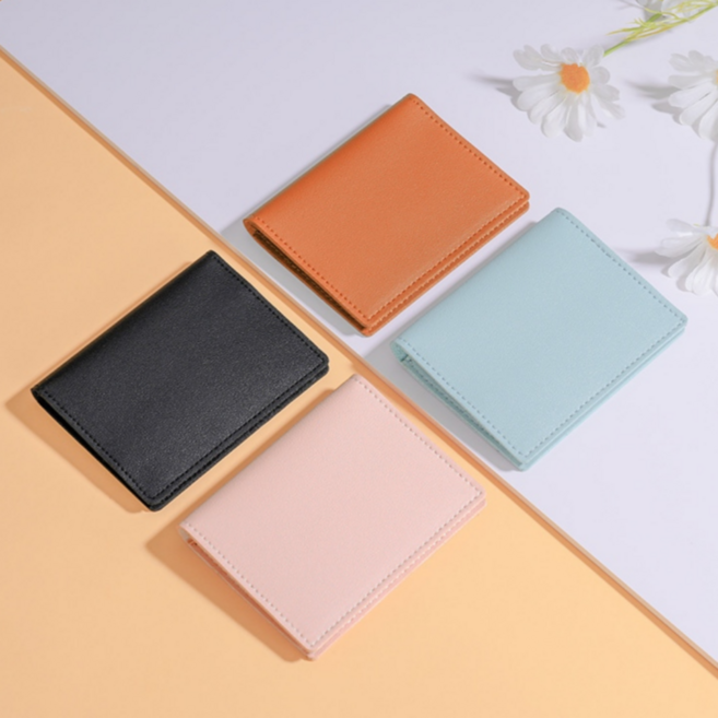 엠클 1+1 심플 슬림 똑딱이 카드지갑