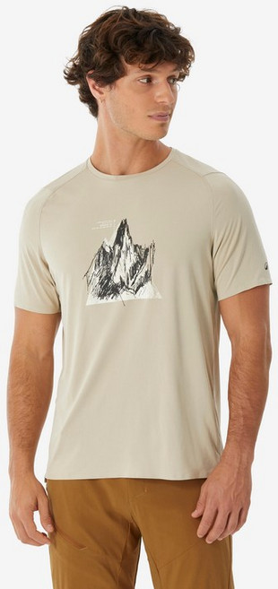 데카트론 Decathlon 남성 하이킹 반팔 티 MH500 - 루나 베이지 블랙 756600