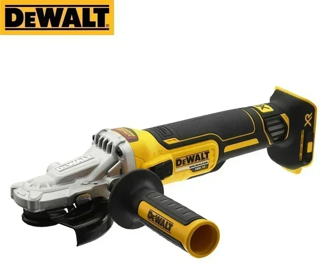 DeWalt DCG405NT/405FN 앵글 그라인더 브러시리스 휴대용 연삭기 연마 기계 브러시리스 18V 배터리 절단기, 01 DCG405FN No battery, 1개