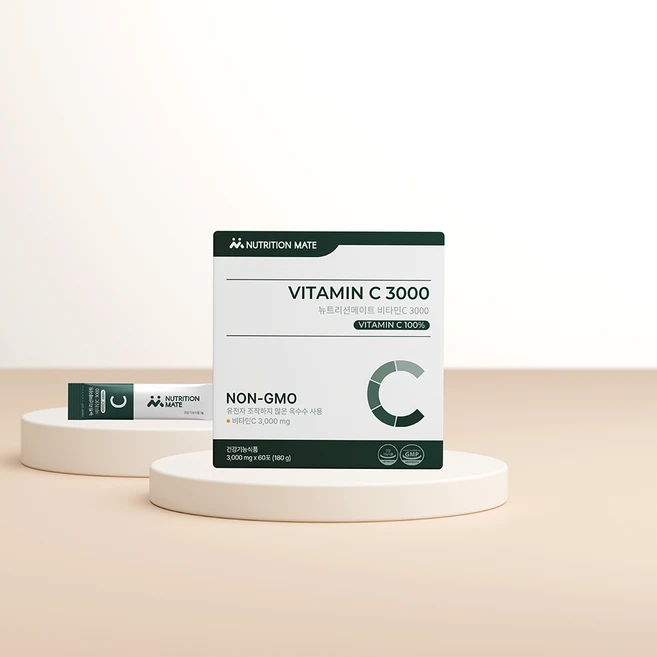 뉴트리션메이트 비타민C 3000 60포 비타민씨 3000mg, 1개, 60회분 - 쿠팡