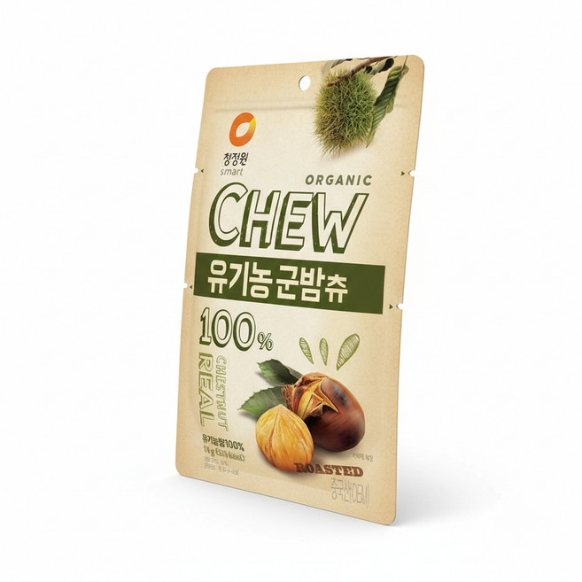 청정원 츄앤리얼 유기농군밤츄 80g x 15개입, 15개