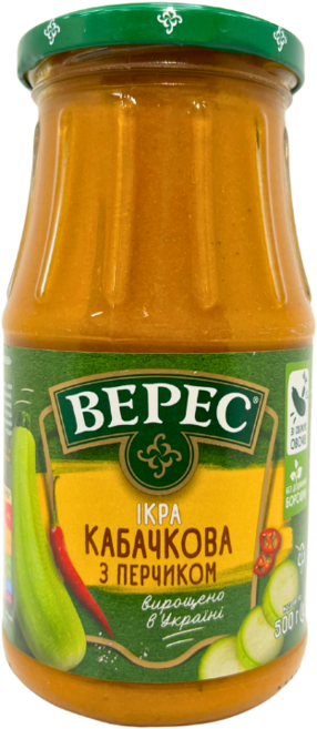 베레스 쥬키니 스프레드 매운 맛 | VERES Zuchinni Spread with Hot Pepper, 1개, 500g