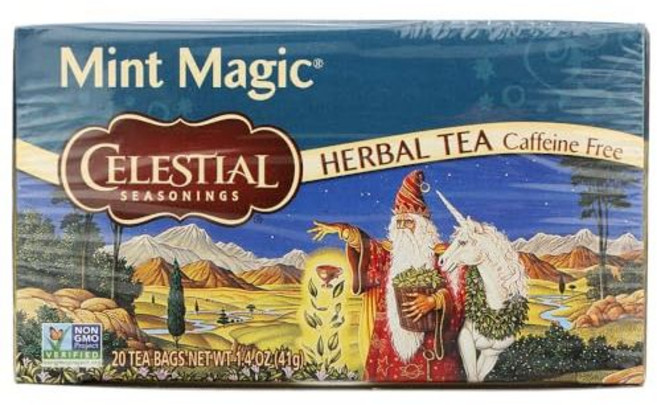 셀레스티얼 시즌스 민트 매직 허브 티 20개입 티백 Celestial Seasonings Mint Magic Herb Tea 20 bags, 1개