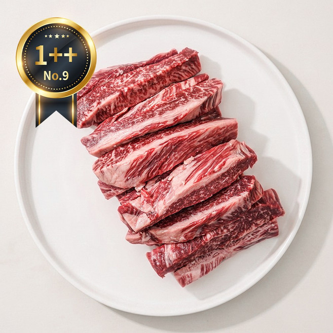 미쓰하누 1++(9) 한우 갈비살 (냉장) 200g, 1개