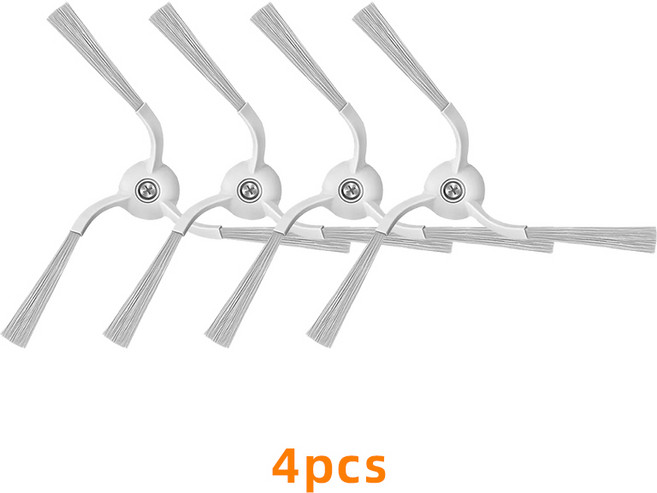 호환 가능한 DJI ROMO S/ROMO A/ROMO P 로봇 진공 사이드 브러시 예비 부품, 4개, S