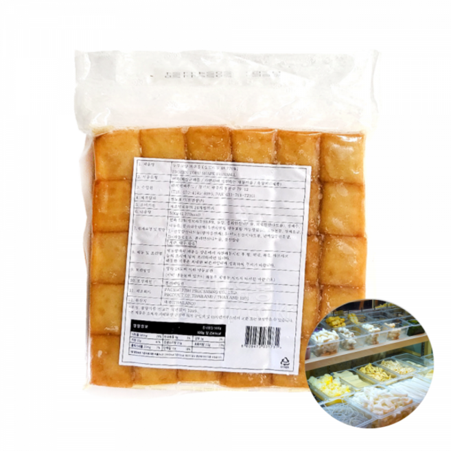 두부모양 피쉬볼 500g 사각피쉬볼 마라탕 마라샹궈, 1개