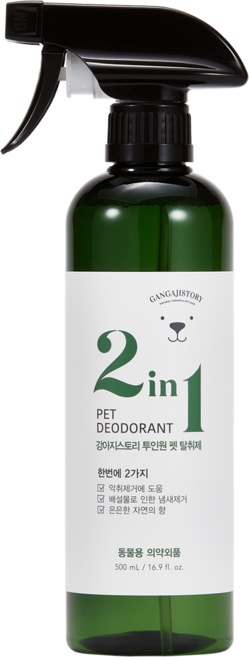 강아지스토리 투인원 펫 탈취제, 1개, 500ml