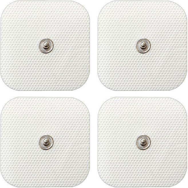 저주파 패드 전극 패치 젤 단추형 5050 4장, 주문상품- 패드/단추형5050/4장, 1세트, 패드(단추형5050/4장)