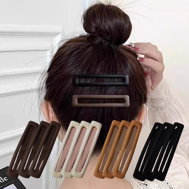 나엘 무광 롱 똑딱핀4종 12개