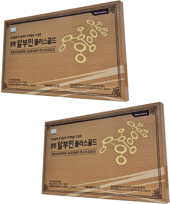 광동 알부민 플러스 골드 마시는 알부민, 60개, 20ml